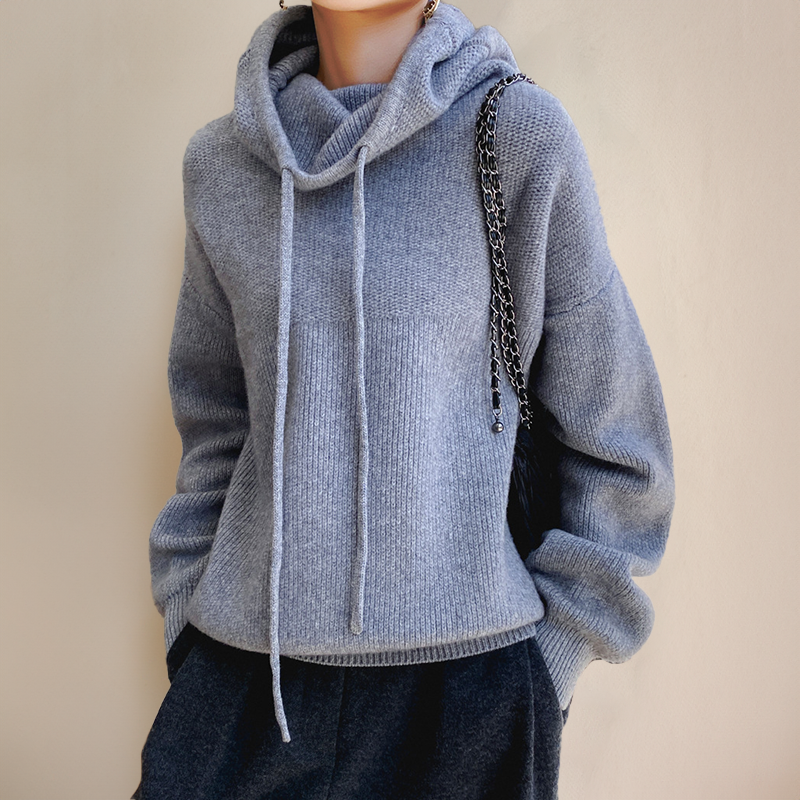 Women's Hooded Jumper with Drawstring