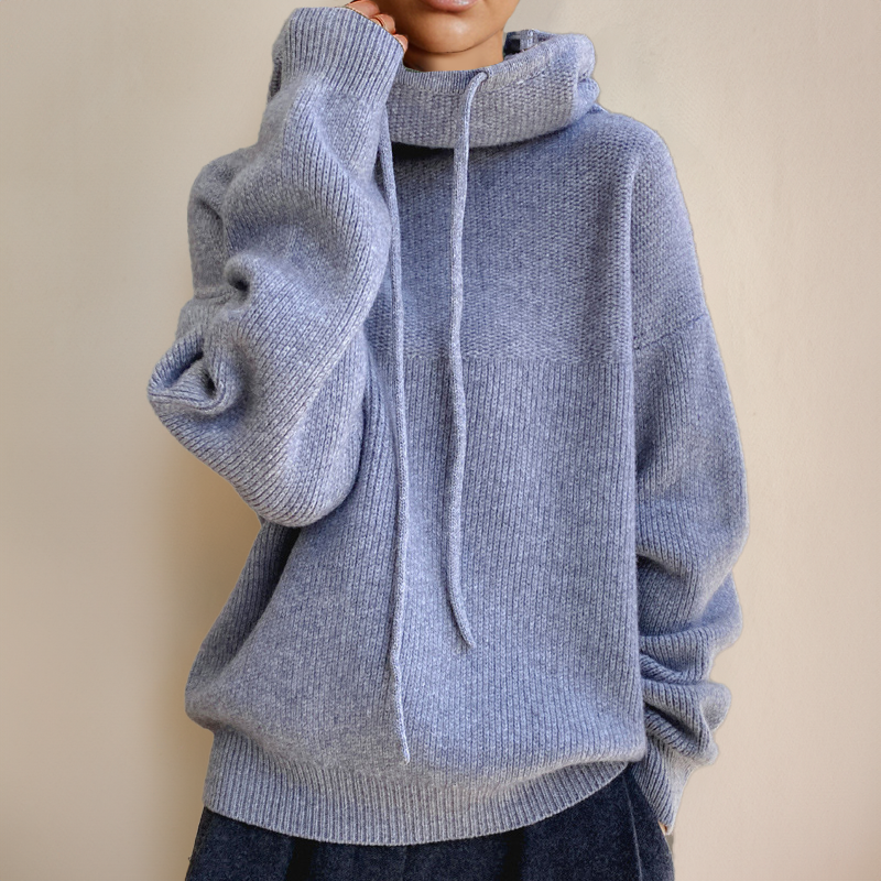 Women's Hooded Jumper with Drawstring