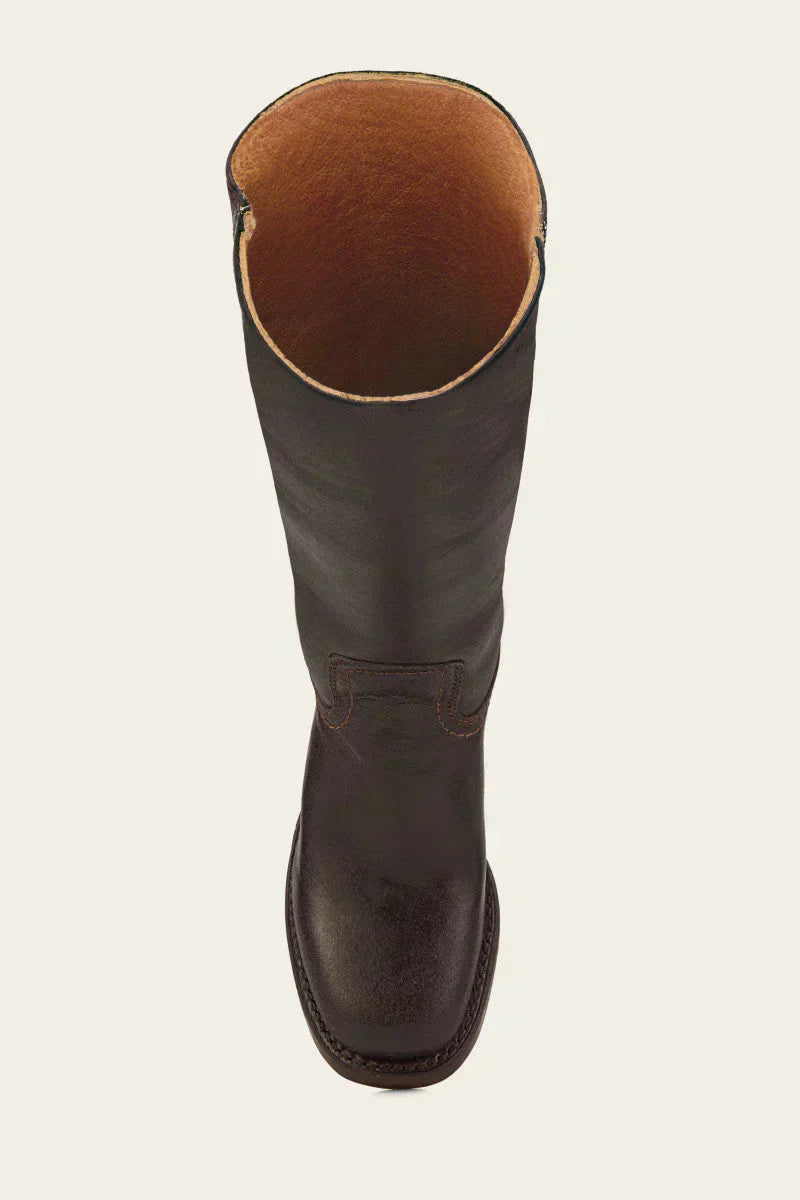Women's Knee-High Platform Boots with Chunky Block Heel and Round Toe