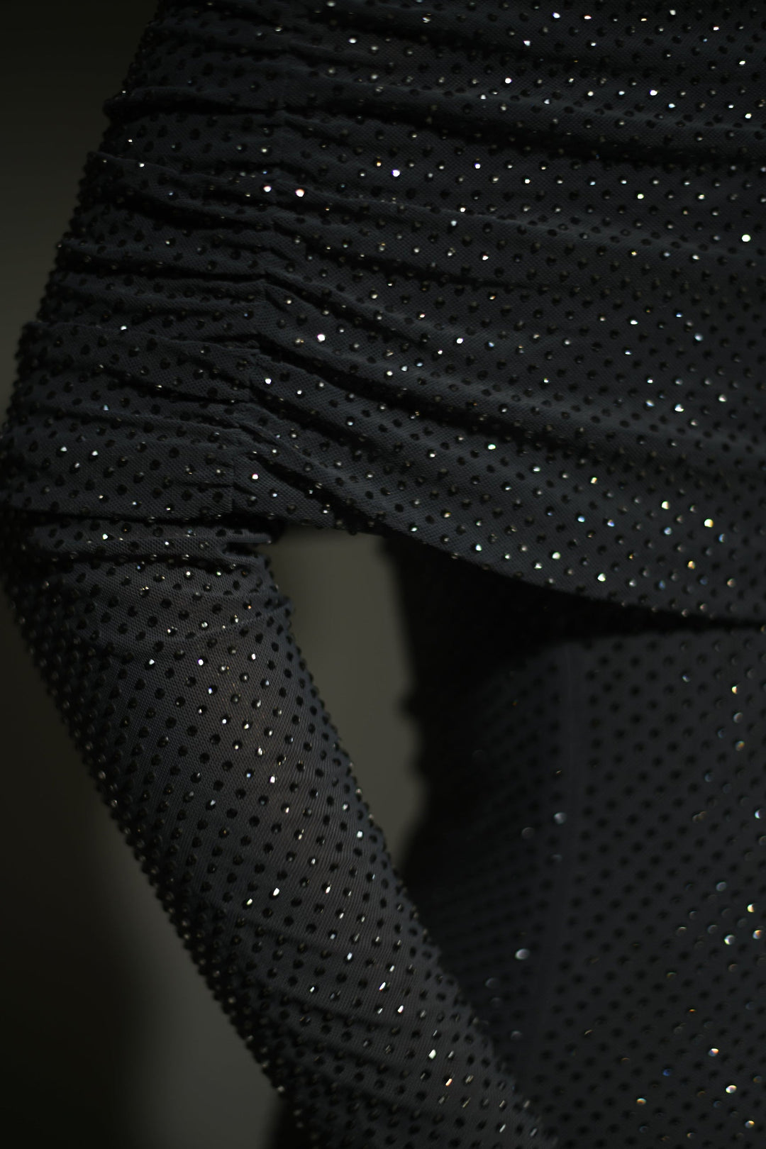 Women's Off-the-Shoulder Glitter Maxi Dress with Wrap Neckline