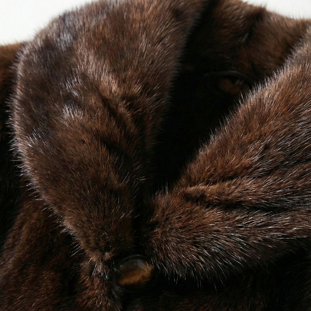 Women's Textured Fleece Maxi Coat with Notched Lapel Collar