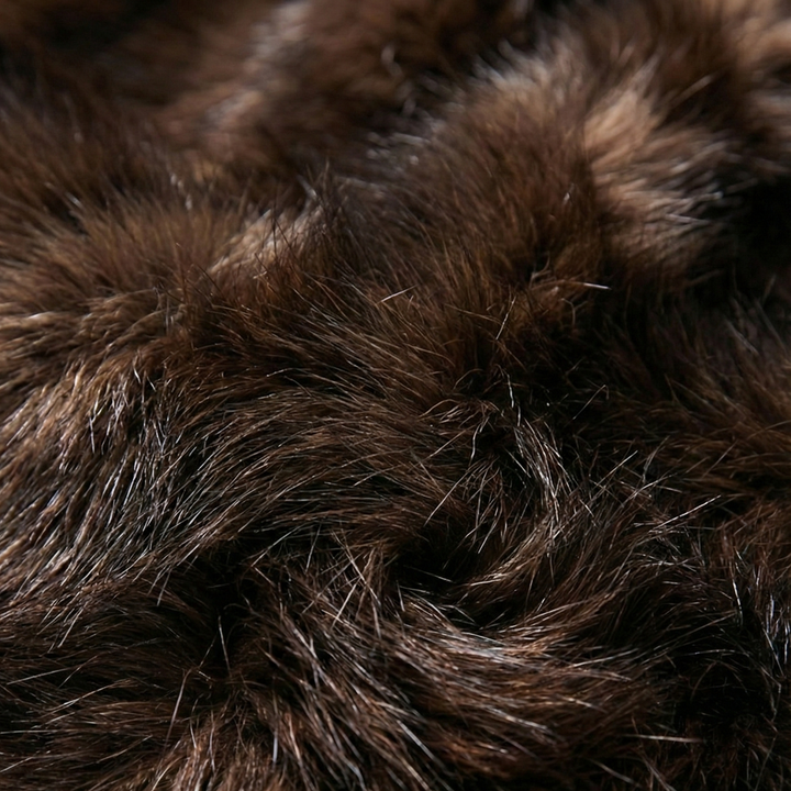 Women's Textured Fleece Maxi Coat with Notched Lapel Collar